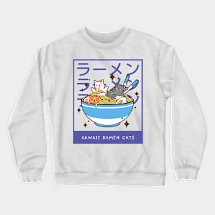 KAWAII RAMEN CATS Crewneck Sweatshirt